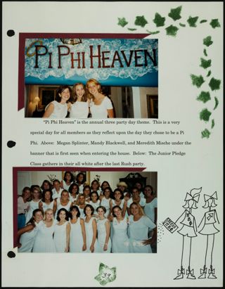 Missouri Alpha Chapter History Binder, Fall 1996, Page 40