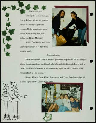Missouri Alpha Chapter History Binder, Spring 1996, Page 39