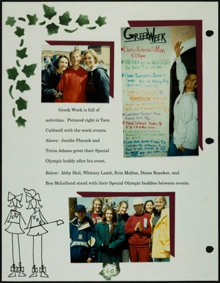 Missouri Alpha Chapter History Binder, Spring 1996, Page 61