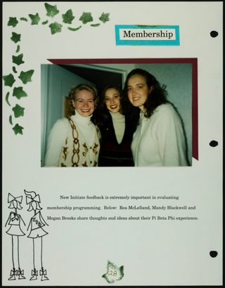 Missouri Alpha Chapter History Binder, Spring 1996, Page 29