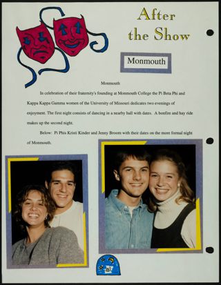 Missouri Alpha Chapter History Binder, Fall 1995, Page 98