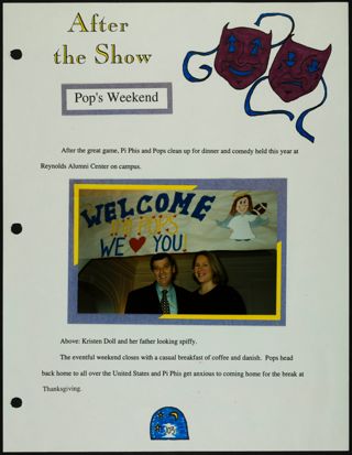 Missouri Alpha Chapter History Binder, Fall 1995, Page 101