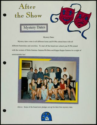 Missouri Alpha Chapter History Binder, Fall 1995, Page 95