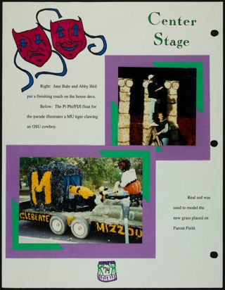 Missouri Alpha Chapter History Binder, Fall 1995, Page 72