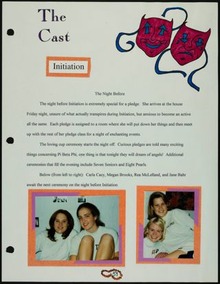 Missouri Alpha Chapter History Binder, Fall 1995, Page 49