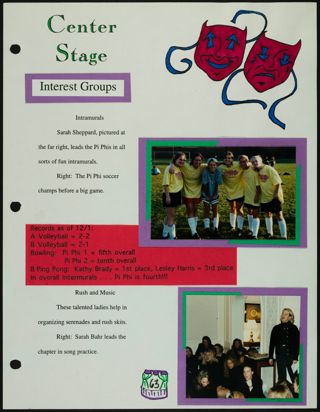 Missouri Alpha Chapter History Binder, Fall 1995, Page 61