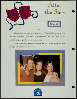 Missouri Alpha Chapter History Binder, Fall 1995, Page 94