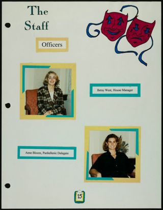 Missouri Alpha Chapter History Binder, Fall 1995, Page 13