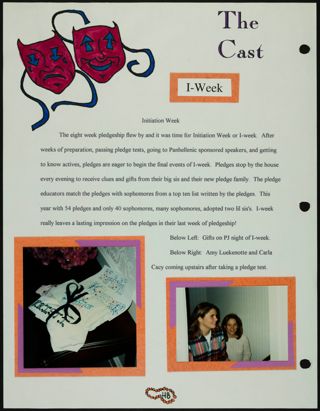 Missouri Alpha Chapter History Binder, Fall 1995, Page 46