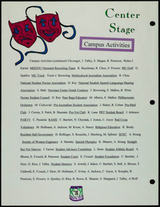 Missouri Alpha Chapter History Binder, Fall 1995, Page 76