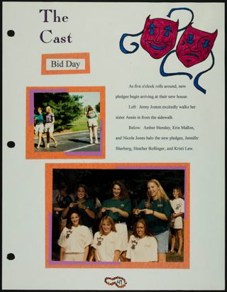 Missouri Alpha Chapter History Binder, Fall 1995, Page 39