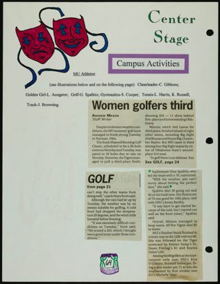 Missouri Alpha Chapter History Binder, Spring 1995, Page 58