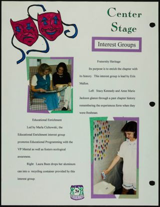 Missouri Alpha Chapter History Binder, Spring 1995, Page 37