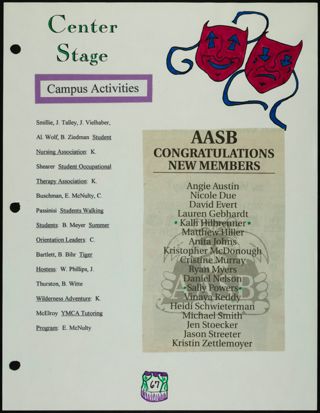 Missouri Alpha Chapter History Binder, Spring 1995, Page 62