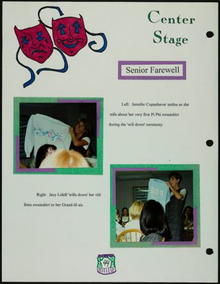 Missouri Alpha Chapter History Binder, Spring 1995, Page 95