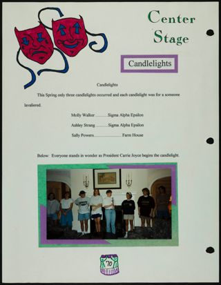 Missouri Alpha Chapter History Binder, Spring 1995, Page 65