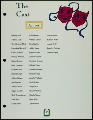 Missouri Alpha Chapter History Binder, Spring 1995, Page 8
