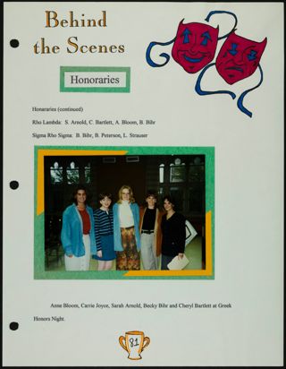 Missouri Alpha Chapter History Binder, Spring 1995, Page 76