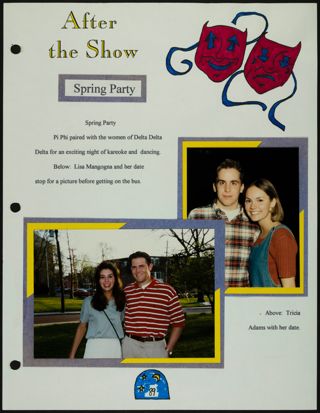 Missouri Alpha Chapter History Binder, Spring 1995, Page 84
