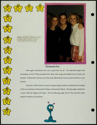Missouri Alpha Chapter History Binder, Fall 1994, Page 98
