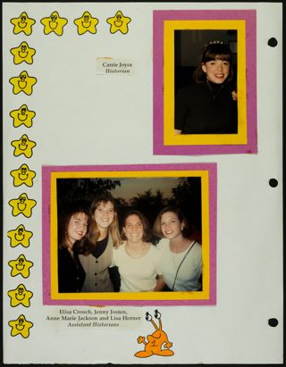 Missouri Alpha Chapter History Binder, Fall 1994, Page 2