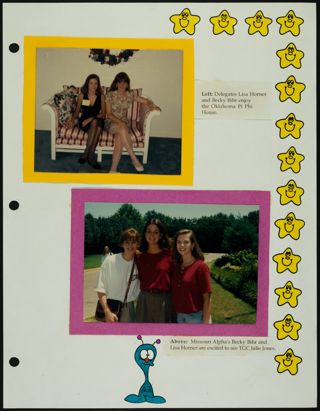 Missouri Alpha Chapter History Binder, Fall 1994, Page 23