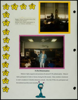 Missouri Alpha Chapter History Binder, Fall 1994, Page 64