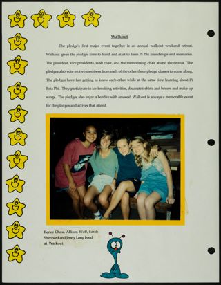Missouri Alpha Chapter History Binder, Fall 1994, Page 42