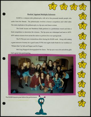 Missouri Alpha Chapter History Binder, Spring 1994, Page 71