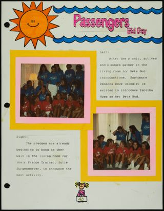 Missouri Alpha Chapter History Binder, Fall 1993, Page 43