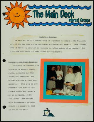 Missouri Alpha Chapter History Binder, Fall 1993, Page 69