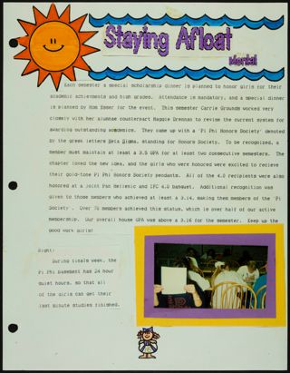Missouri Alpha Chapter History Binder, Fall 1993, Page 115