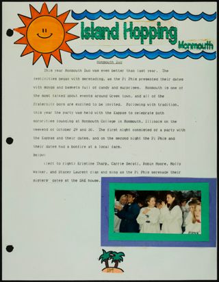 Missouri Alpha Chapter History Binder, Fall 1993, Page 139