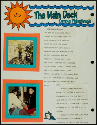 Missouri Alpha Chapter History Binder, Fall 1993, Page 86