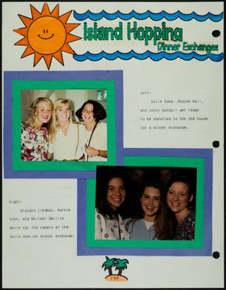 Missouri Alpha Chapter History Binder, Fall 1993, Page 144