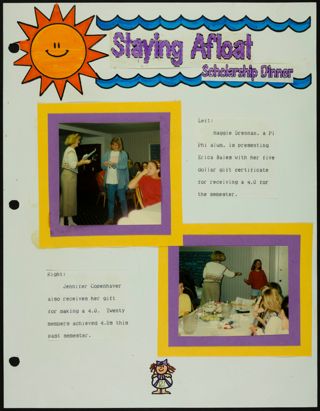 Missouri Alpha Chapter History Binder, Fall 1993, Page 121