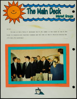 Missouri Alpha Chapter History Binder, Fall 1993, Page 72