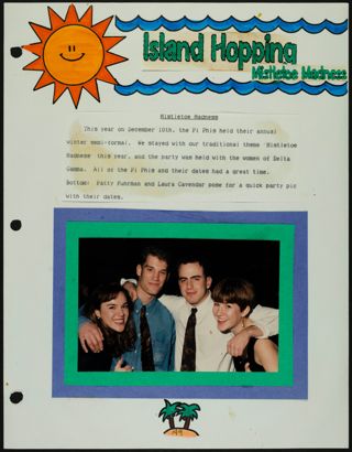 Missouri Alpha Chapter History Binder, Fall 1993, Page 149