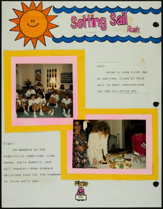 Missouri Alpha Chapter History Binder, Fall 1993, Page 38