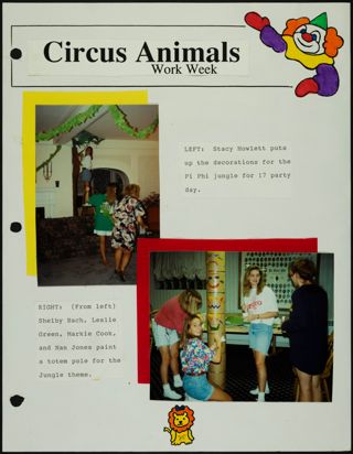 Missouri Alpha Chapter History Binder, Fall 1992, Page 25