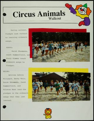 Missouri Alpha Chapter History Binder, Fall 1992, Page 49