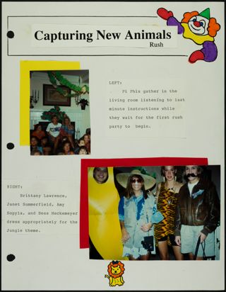 Missouri Alpha Chapter History Binder, Fall 1992, Page 33