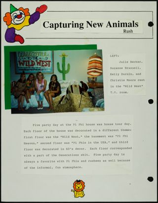 Missouri Alpha Chapter History Binder, Fall 1992, Page 36