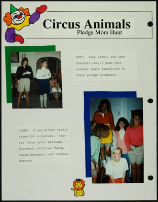 Missouri Alpha Chapter History Binder, Fall 1992, Page 60