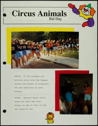 Missouri Alpha Chapter History Binder, Fall 1992, Page 43