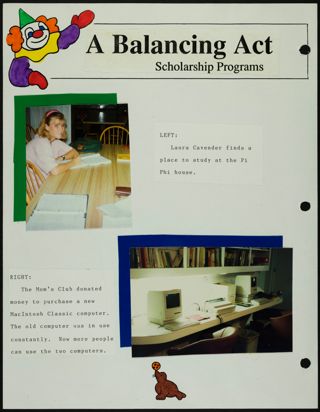 Missouri Alpha Chapter History Binder, Fall 1992, Page 118