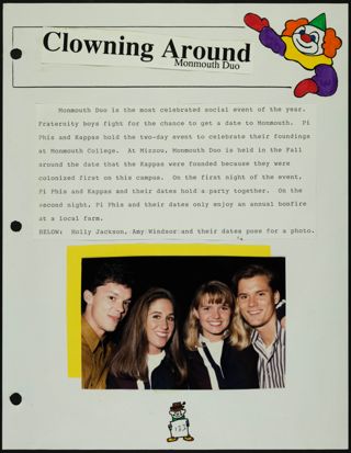 Missouri Alpha Chapter History Binder, Fall 1992, Page 131