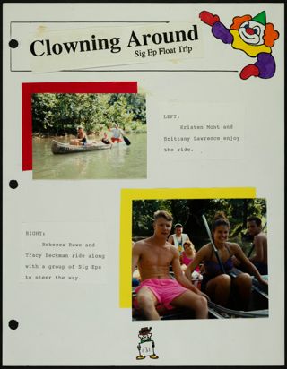 Missouri Alpha Chapter History Binder, Fall 1992, Page 129