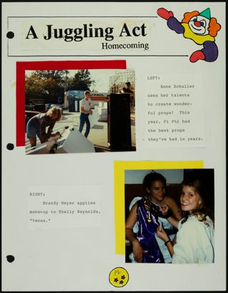 Missouri Alpha Chapter History Binder, Fall 1992, Page 93