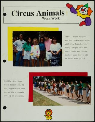 Missouri Alpha Chapter History Binder, Fall 1992, Page 27